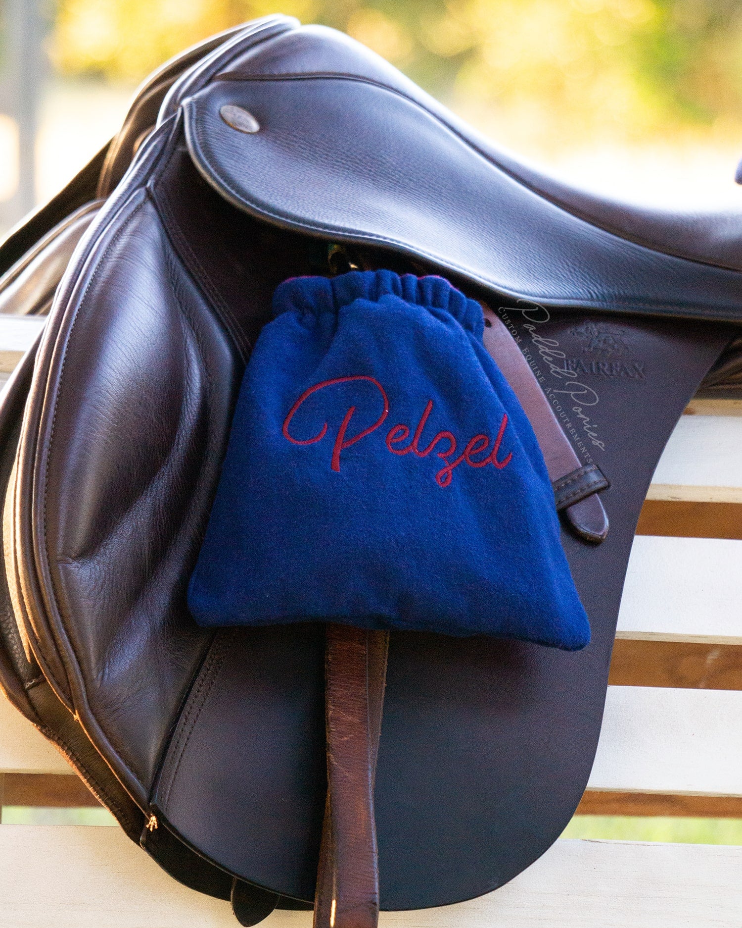 Custom Stirrup Covers Solid Color