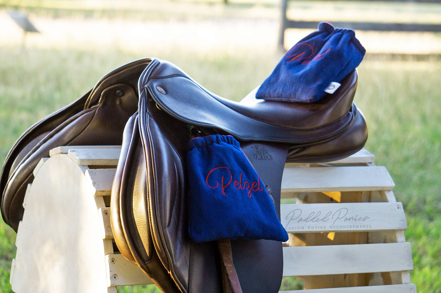 Custom Stirrup Covers Solid Color