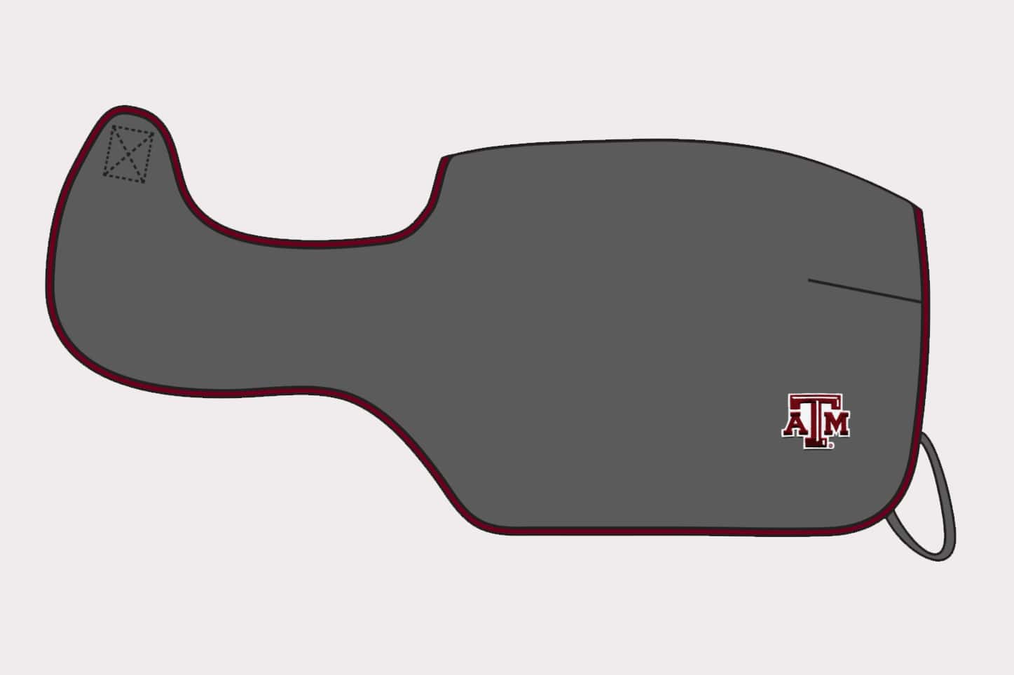 Custom Collegiate Patch Solid Color Quarter Sheet – Padded Ponies