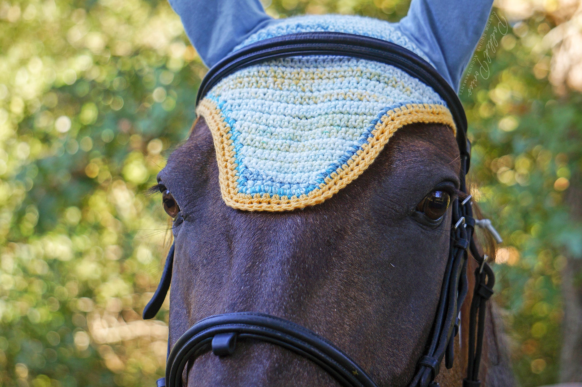 Sky Blue and Yellow Ombre Fly Bonnet