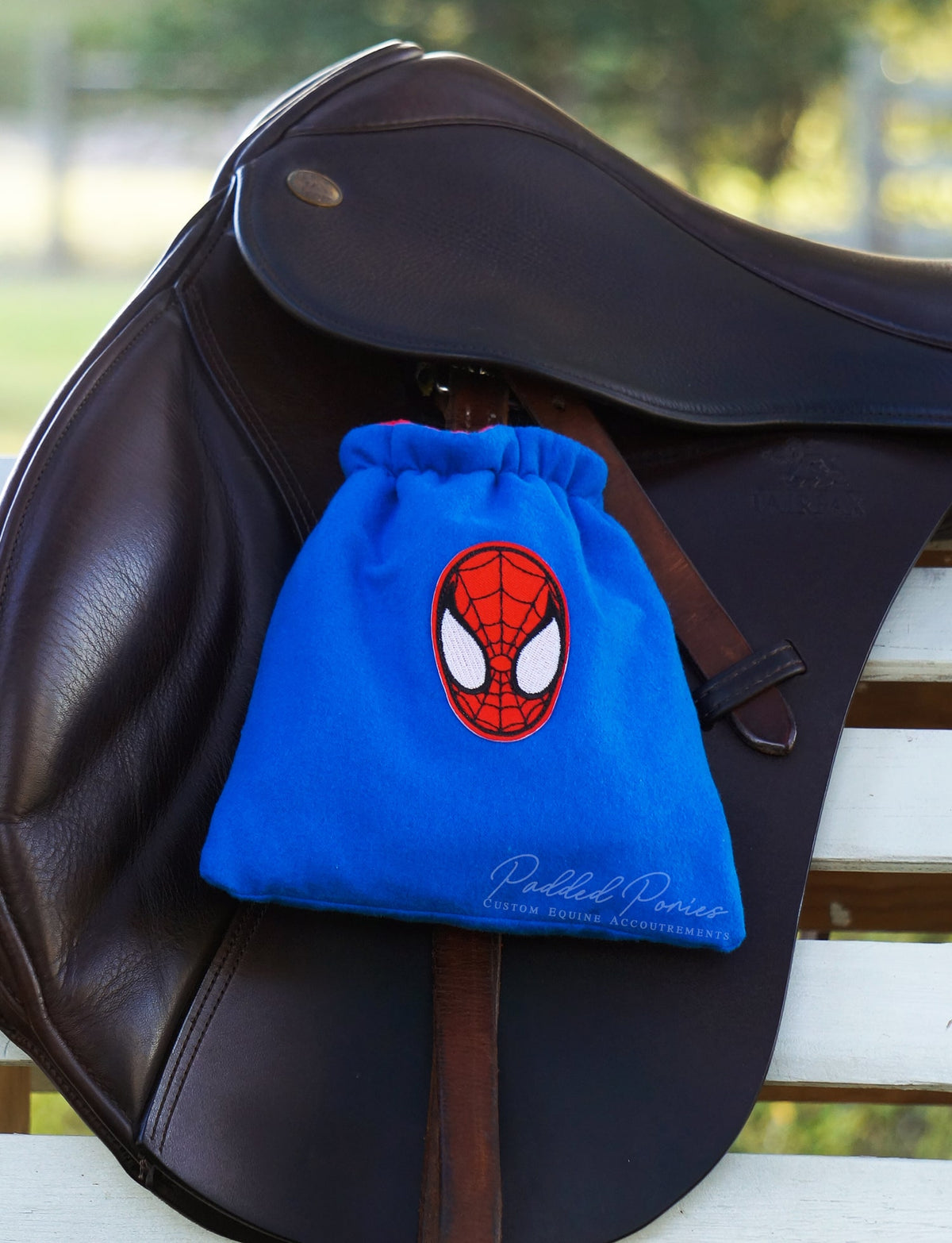 Custom Stirrup Covers Superhero/Villains Patch