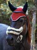 Prêt à expédier Terracotta et Black Fly Bonnet Warmblood Taille