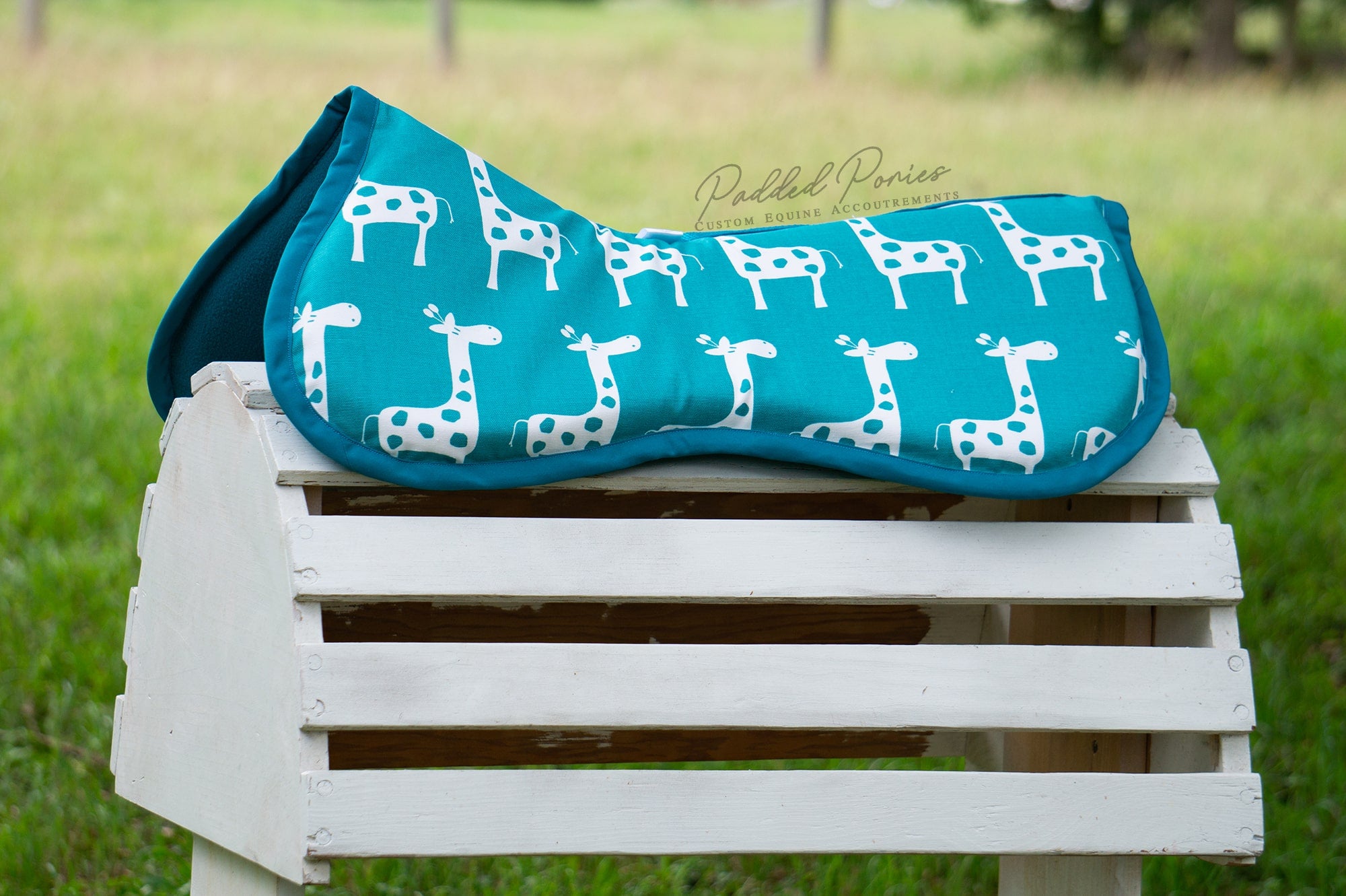 Custom Giraffes Memory Foam Half Pad