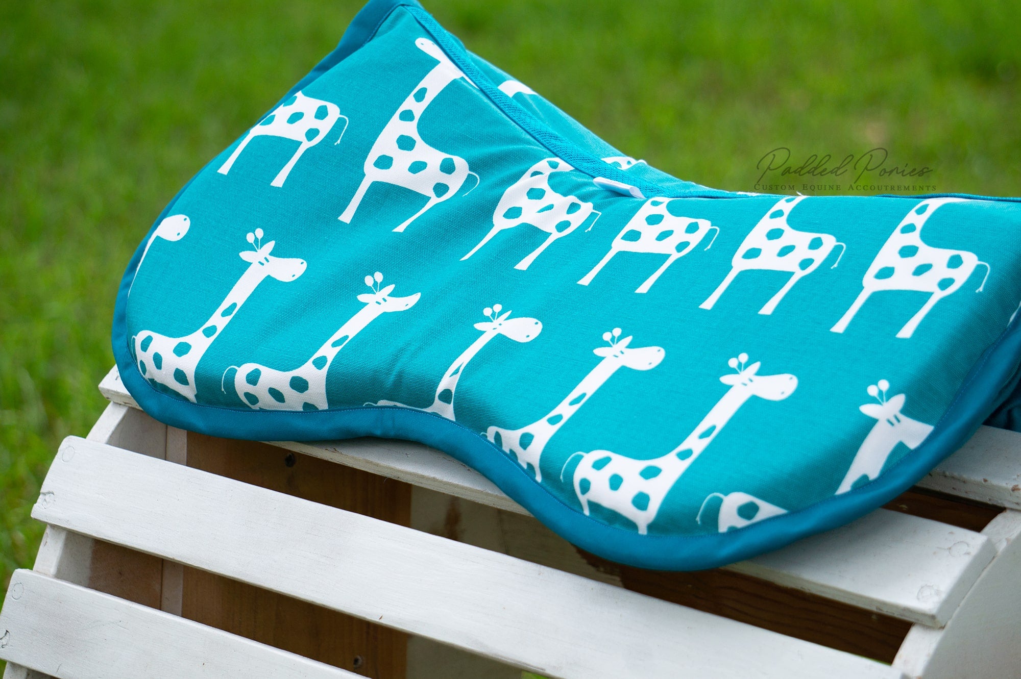 Custom Giraffes Memory Foam Half Pad